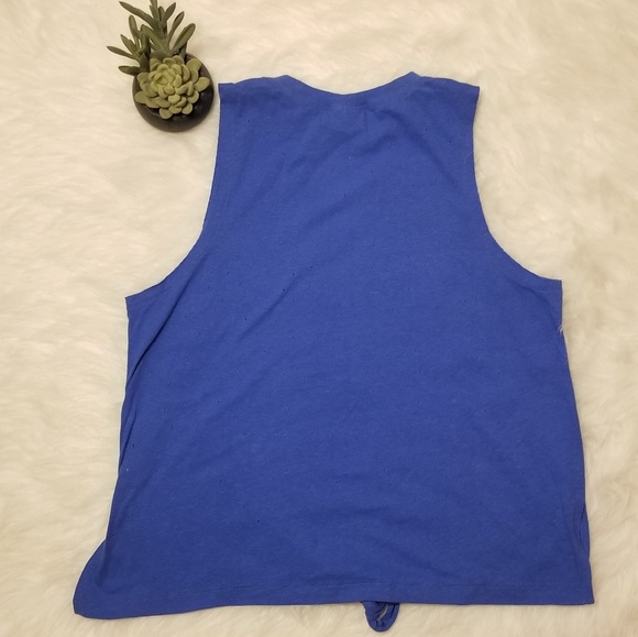 Abound Chocker Neck Distressed Tank Top - Picture 6 of 7